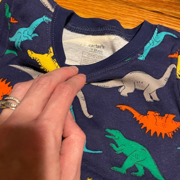 18 months snug fit cotton pajamas PJs bundle spring summer short sleeve lot of 7 - Picture 7 of 7